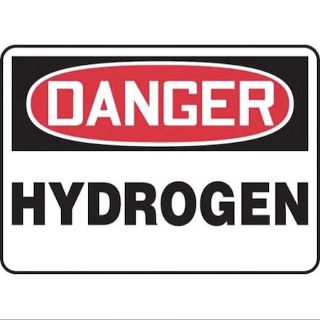 Accuform OSHA DANGER SAFETY SIGN HYDROGEN 7 MCHL176XT MCHL176XT